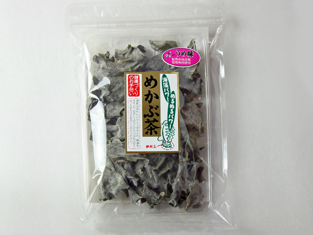 めかぶ茶梅味は、さわやかな酸味が旨味を引き立てます。