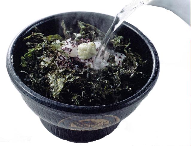 素焼のり茶漬け