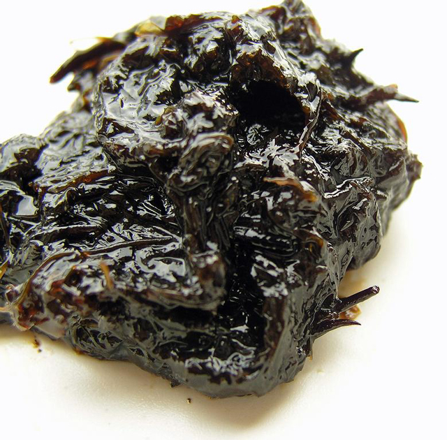 十六島海苔入り佃煮海の野菜、ひじきやもずくが入って美味しいです。